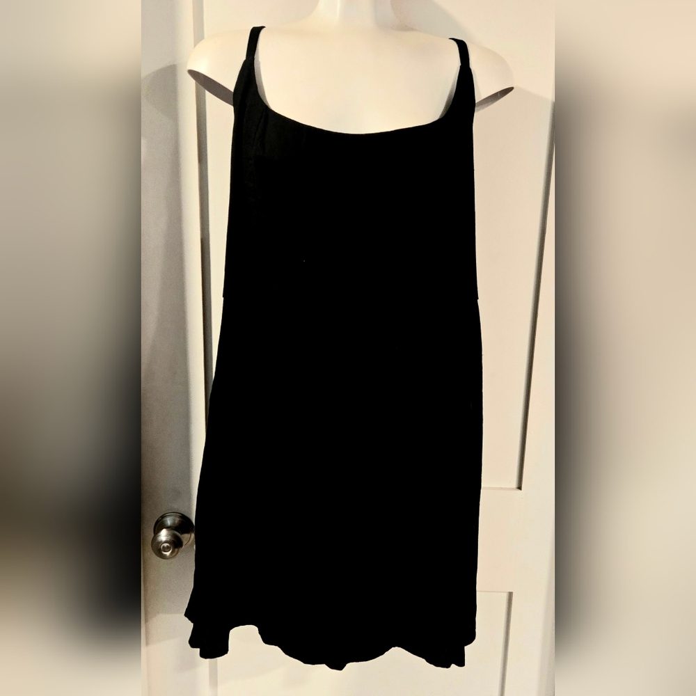 New W Tags Old Navy Linen Smocked Back Tank Dress Plus Size 3x 3xl Xxxl